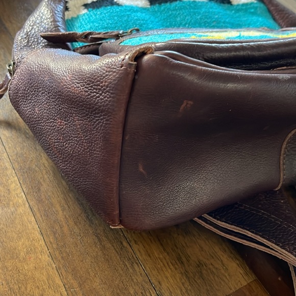 American Darling western saddle blanket leather backpack - Picture 13 of 14